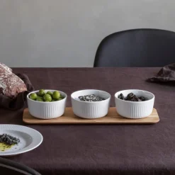 Legio Nova snacksett bolle & eikefat