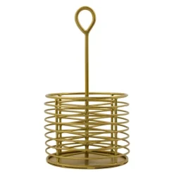 Lela oppbevaring 28,5x15 cm antikk messingfinish