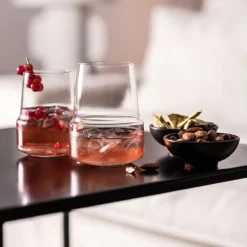 Level rødvinsglass 55 cl 2 stk klar