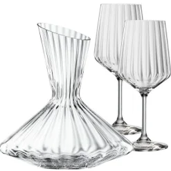 Lifestyle gavesett karaffel og 2 rødvinsglass