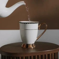 Lignano Sabbiadoro kopp 28 cl hvit/gull