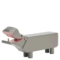 Liliput flodhest 6 cm grå