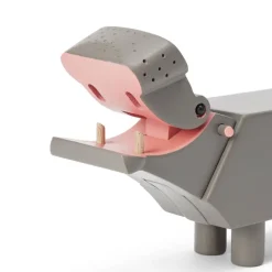 Liliput flodhest 6 cm grå