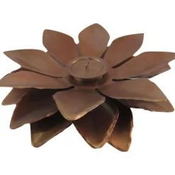 Lilje lys 50 cm kobber