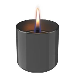 Lilly bordlykt 8 cm mørkegrå