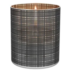 Lilly bordlykt 10 cm sandblåst svart