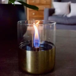 Lilly lykt 12 cm gull