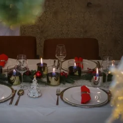 Lilly lyslykt 8, 2 stk m/ fuel 0,5L og 0,15L sølv