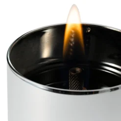 Lilly lyslykt 8, 2 stk m/ fuel 0,5L og 0,15L sølv