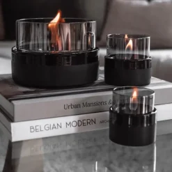 Lilly lyslykt 0,25L svart/smoke