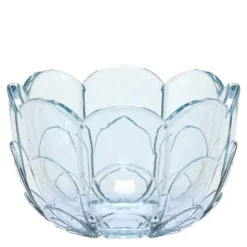 Lily telyslykt 7 cm blue iris