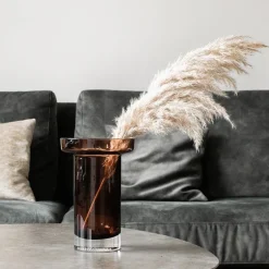 Limelight rosevase 23 cm amber