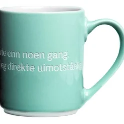 Lindgren krus "Jeg er vakrere og mer fregnete" 35 cl mint