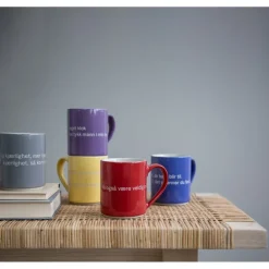 Lindgren krus "Jeg er vakrere og mer fregnete" 35 cl mint