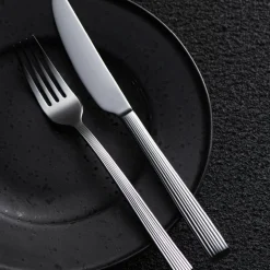 Line bestikksett 24 deler blank