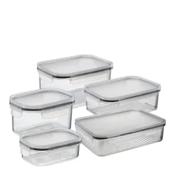 Locknlock oppbevaring 5 stk klar