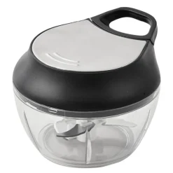 Loke løk- og grønnsakhakker svart