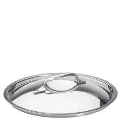 Lokk 24 cm rustfritt stål polert