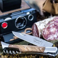 Lommekniv med korketrekker olive