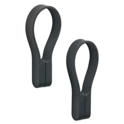 Loop håndklestropp magnet 2 stk black