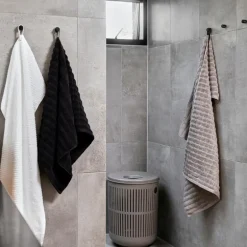 Loop håndklestropp magnet 2 stk black