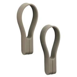 Loop håndklestropp magnet 2 stk taupe