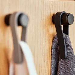 Lopp magnetisk håndklestropp 2 stk olivengrønn