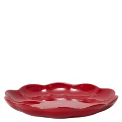 Lotus asjett 22 cm rød