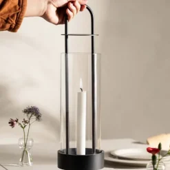 Lotus lanterne svart