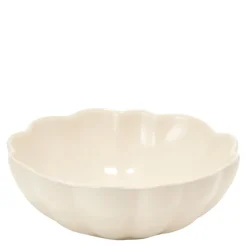 Lotus skål 16 cm krem