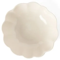 Lotus skål 16 cm krem