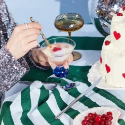 Love duk 150x180 cm grønn/lyseblå