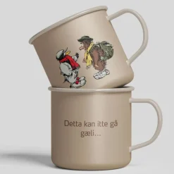 Ludvig & Solan emaljekopp 25 cl Samtalen beige