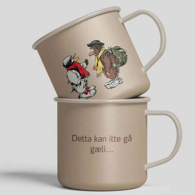 Ludvig & Solan emaljekopp 25 cl Samtalen beige