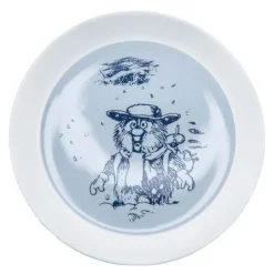 Ludvig asjett 20 cm Ludvig i snøføyka blå