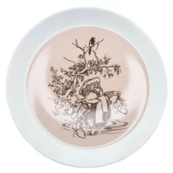 Ludvig asjett 20 cm Ludvig i Åsgårdstrand rosa