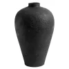 Luna blomsterkrukke 60x35 cm svart