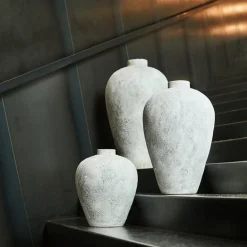 Luna blomsterkrukke 60x35 cm grå