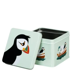 Lundefugl matboks 8x10 cm blå