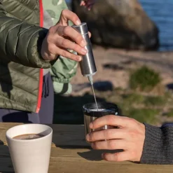 Lundi melkeskummer batteridrevet blank