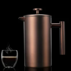 Lundi presskanne 1 L svart kobber