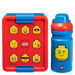 Lunsjsett ikonisk blå/rød