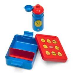 Lunsjsett ikonisk blå/rød