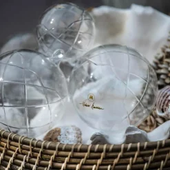 Lux dekorkule 12 cm klar