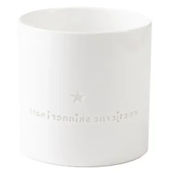 Lykt en stjerne skinner 10x10 cm hvit