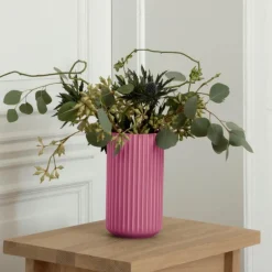 Lyngby vase 20,5 cm lilla porselen