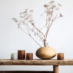 Lyric lyslykt 10x10 cm brown