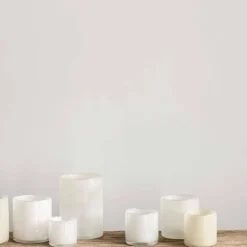 Lyric lyslykt 15x18 cm linen