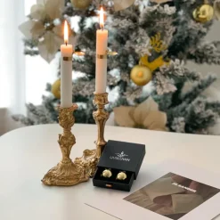 Lysslukker 8 cm 4 stk messing