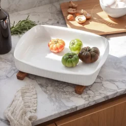 Magnetisk bordskåner 20 cm bambus